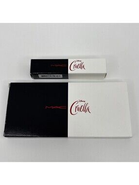 MAC Disney Cruella Glamarchy Lipstick & Eyeshadow Bundle Limited Edition Set